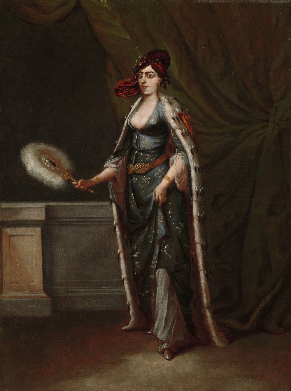 En turkisk kvinna Turkisk kvinna av Jean Baptiste Vanmour
