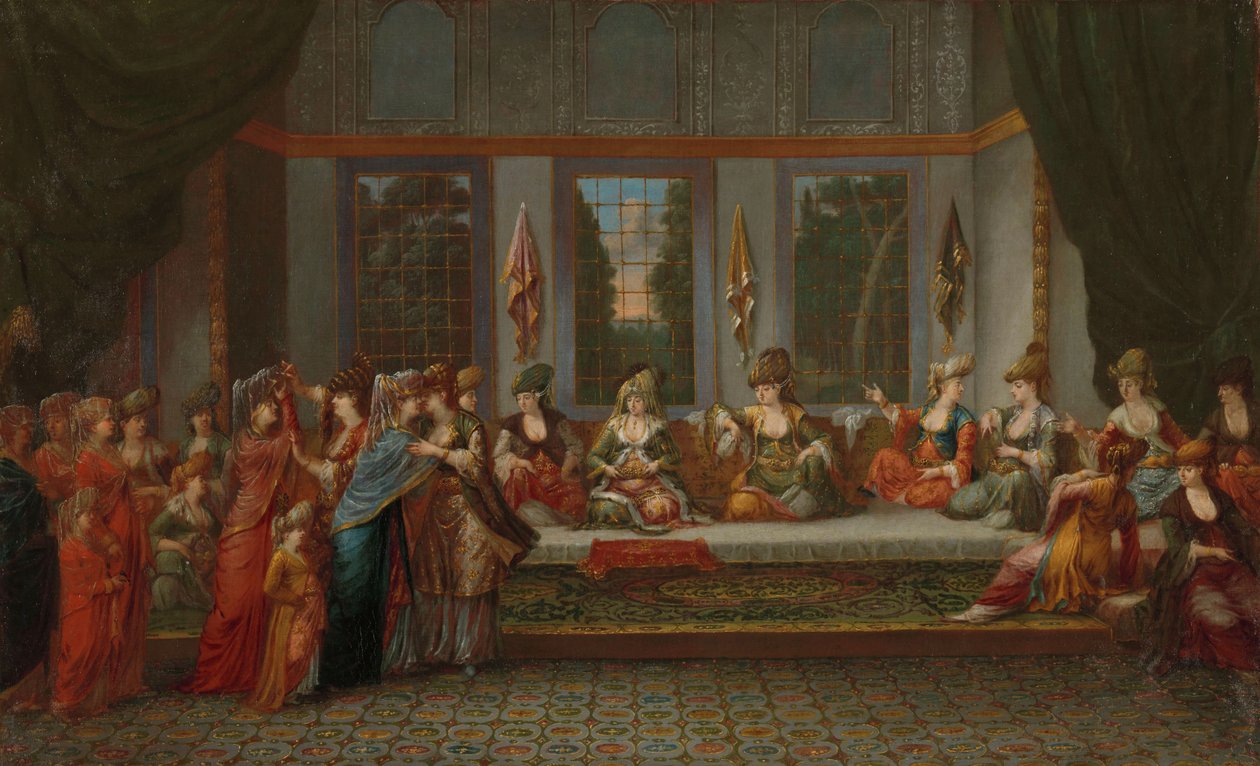 Grekiskt bröllop, ca 1720-37 av Jean Baptiste Vanmour
