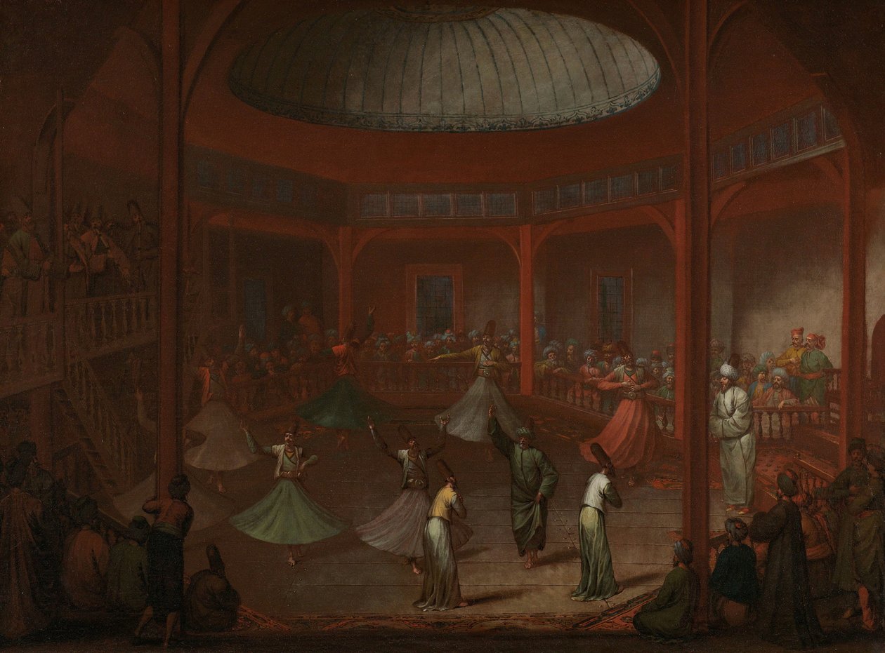 Virvlande dervischer Den dansande dervisjen av Jean Baptiste Vanmour
