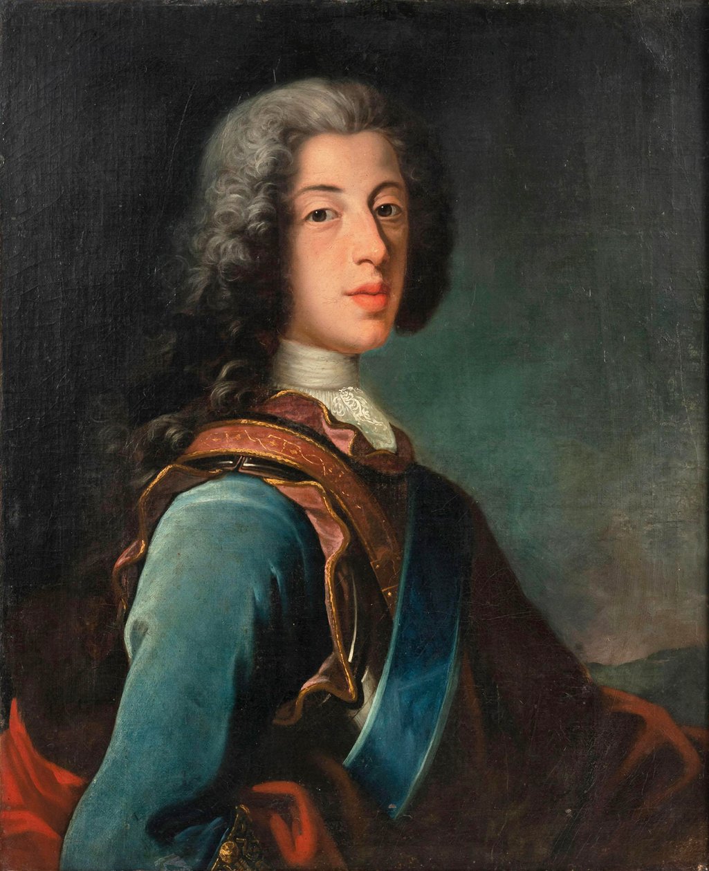 "Porträtt av en gentleman av Jean Baptiste van Loo