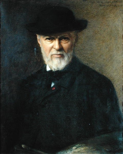 Porträtt av Jean-Jacques Henner (1829-1905) 1899 av Jean Benner