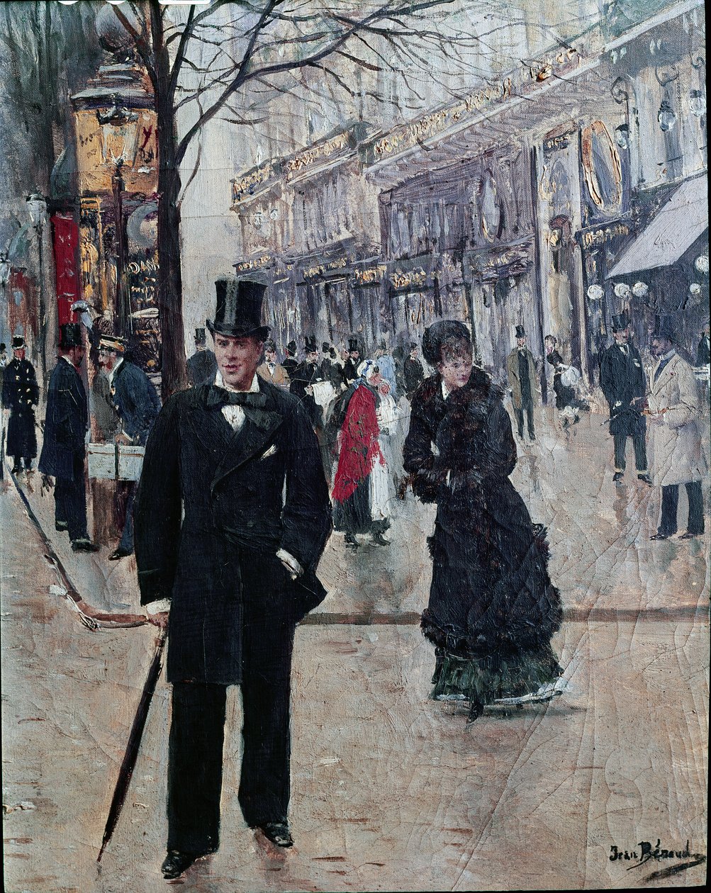 På boulevarden av Jean Beraud
