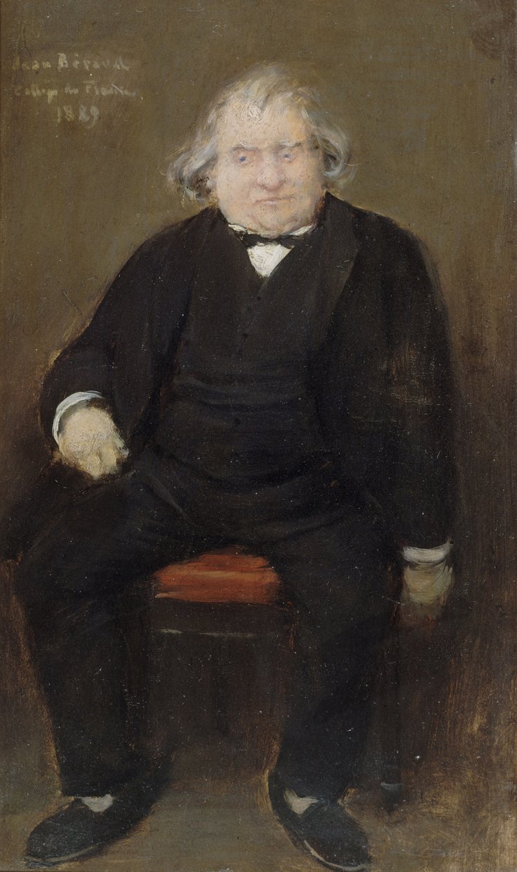 Porträtt av Ernest Renan 1823-1892, 1889. av Jean Beraud