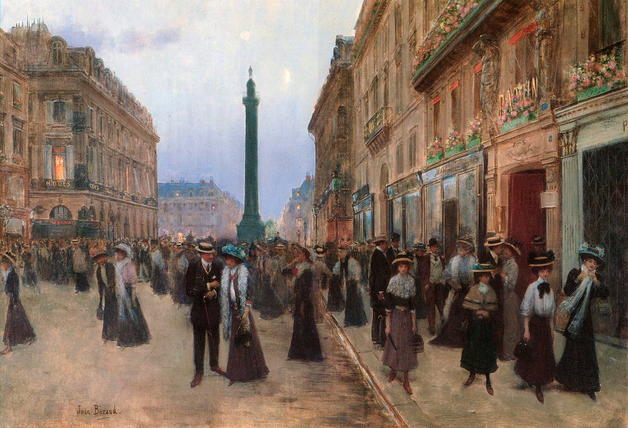 Rue de la Paix, Paris, 1907. av Jean Beraud