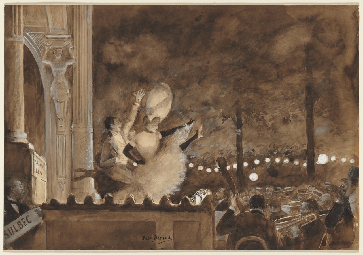 Valmy och Léa, ca. 1885-1895. av Jean Beraud