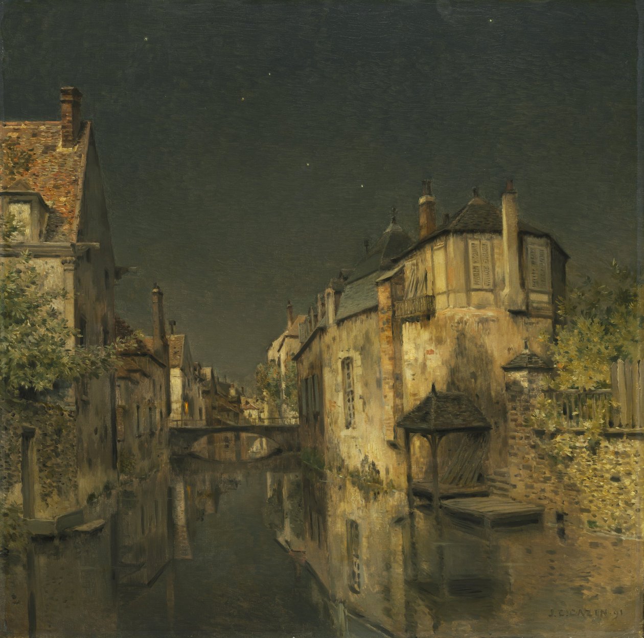 Midnatt av Jean Charles Cazin
