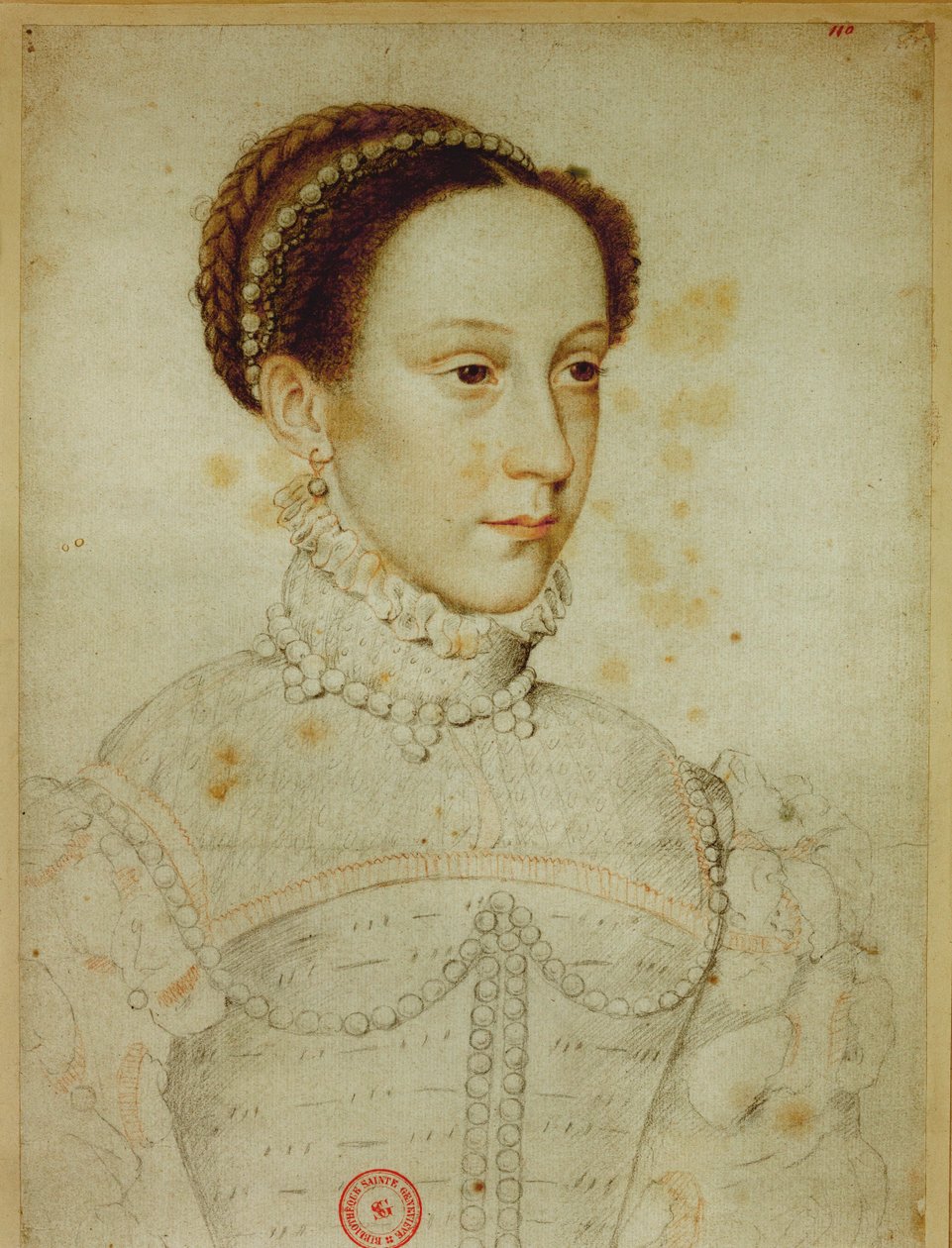 Maria Stuart, drottning av Skottland av Jean Clouet