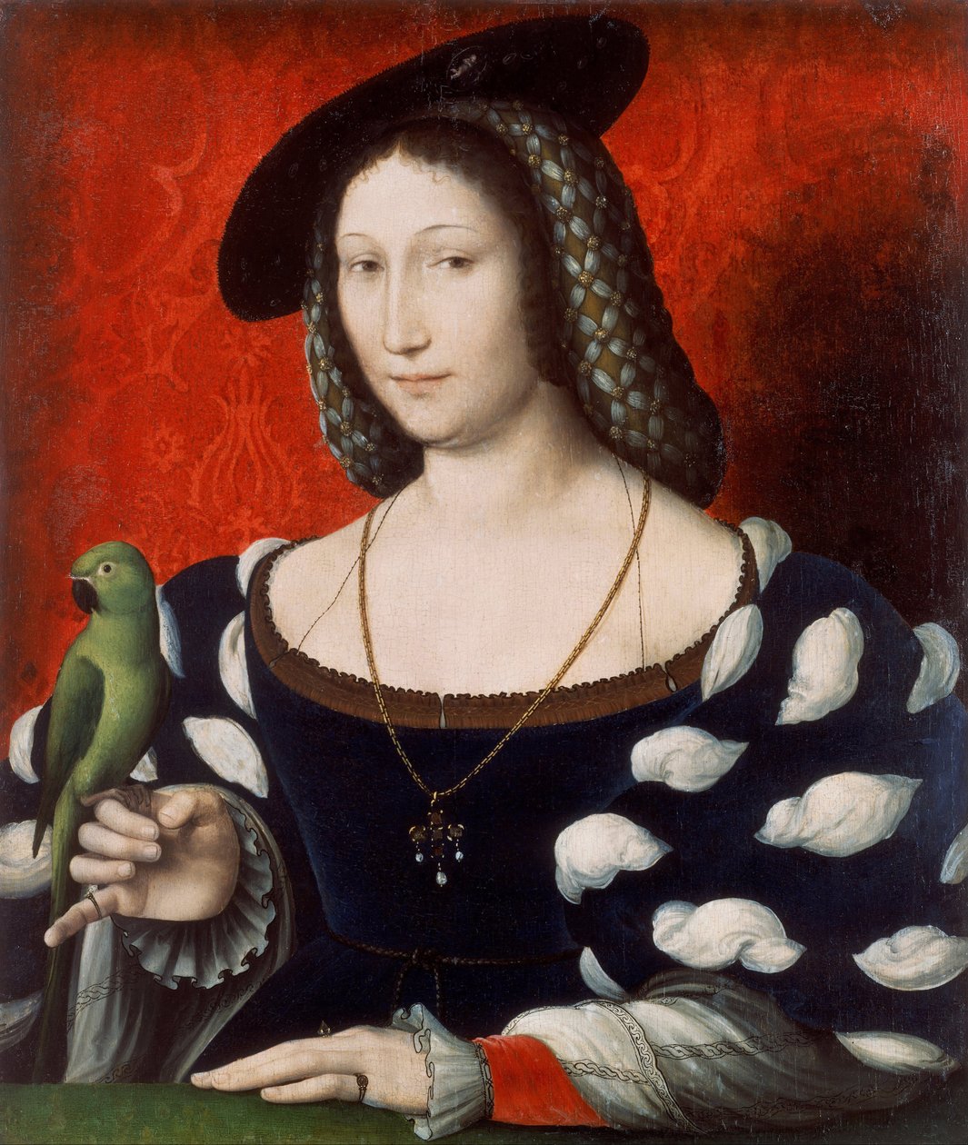 Porträtt av Marguerite av Navarra av Jean Clouet