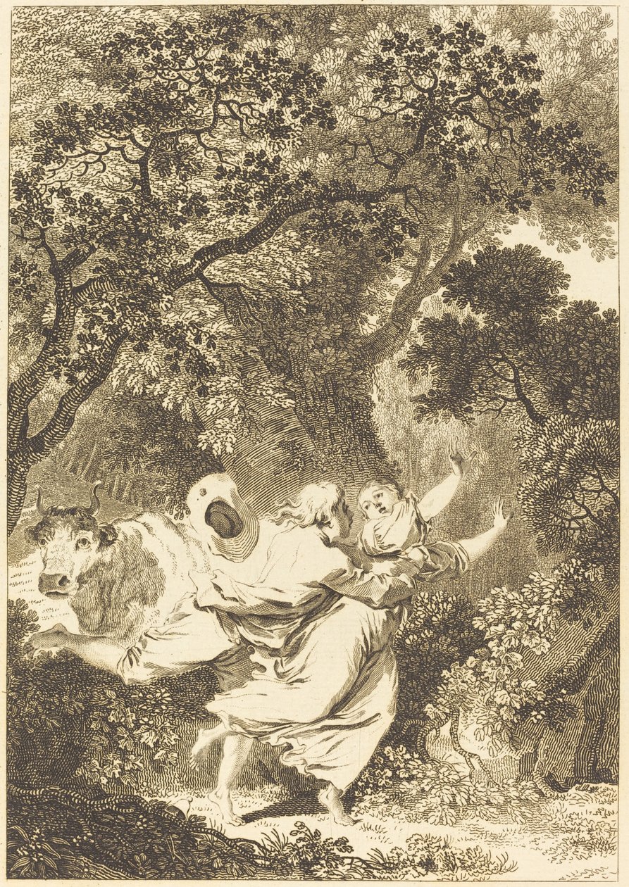 Klockan av Jean Dambrun after Jean Honoré Fragonard