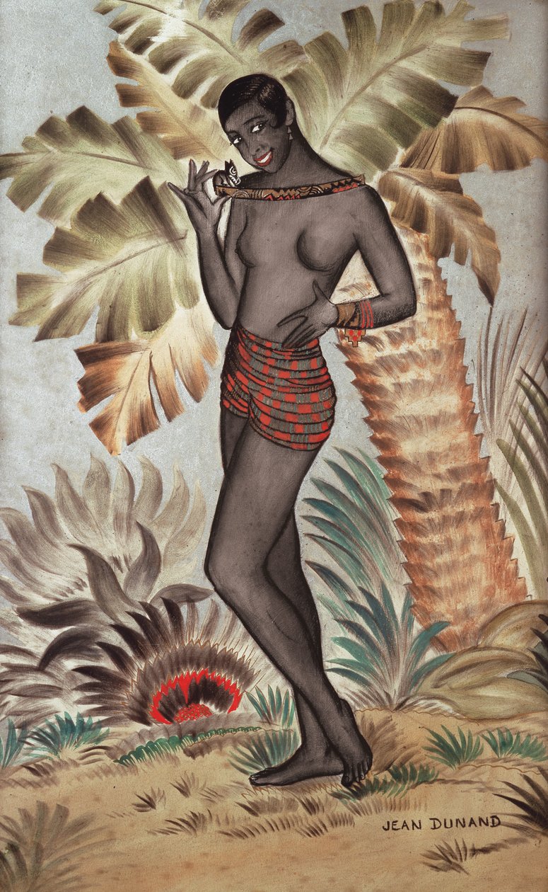 Josephine Baker av Jean Dunand