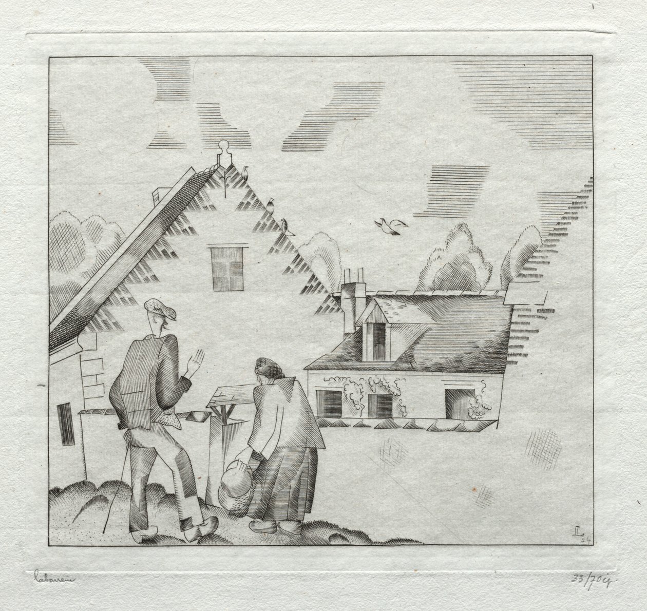 Bybor, chattar av Jean Emile Laboureur