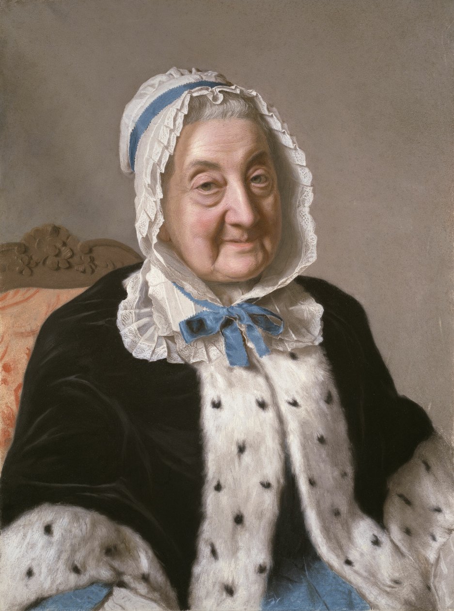 Porträtt av Marthe Marie Tronchin av Jean Étienne Liotard