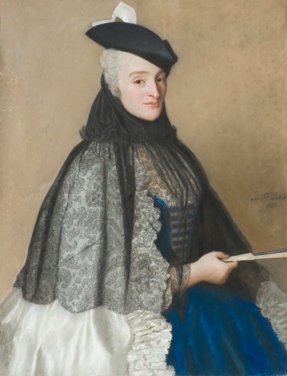 Porträtt av Mme Boère av Jean Étienne Liotard