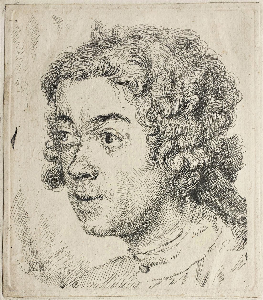 Självporträtt, ca 1731. av Jean Étienne Liotard
