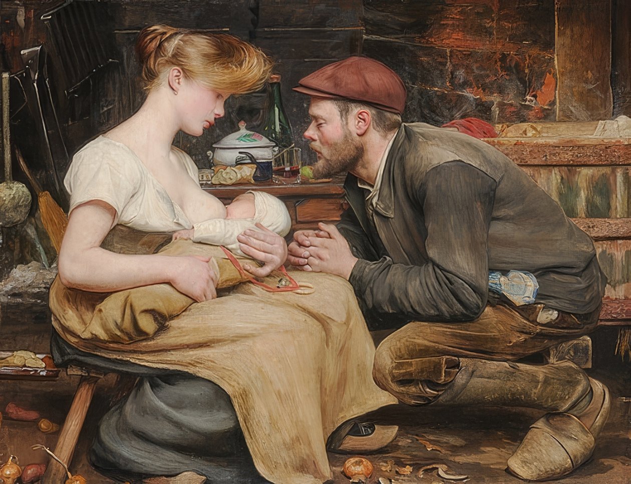Föräldrars lycka. 1903 av Jean Eugene Buland