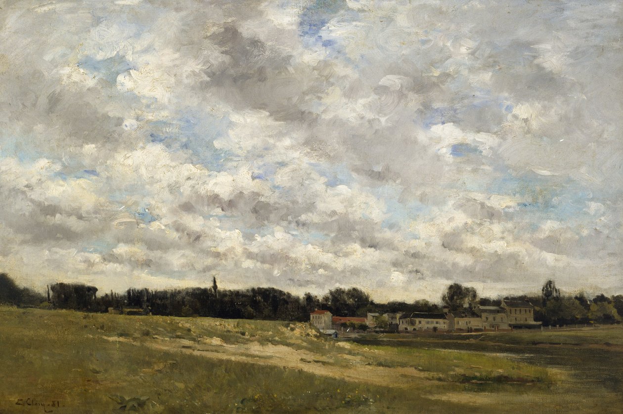 Landskap, 1881 av Jean Eugene Clary