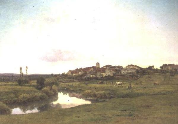 Saone vid Lironcourt, Vosges av Jean F. Monchablon