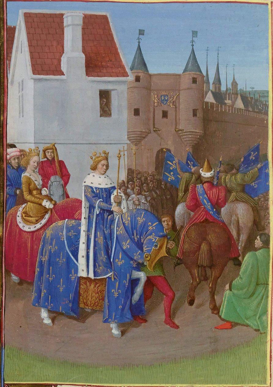 Johannes II den godes inträde av Jean Fouquet