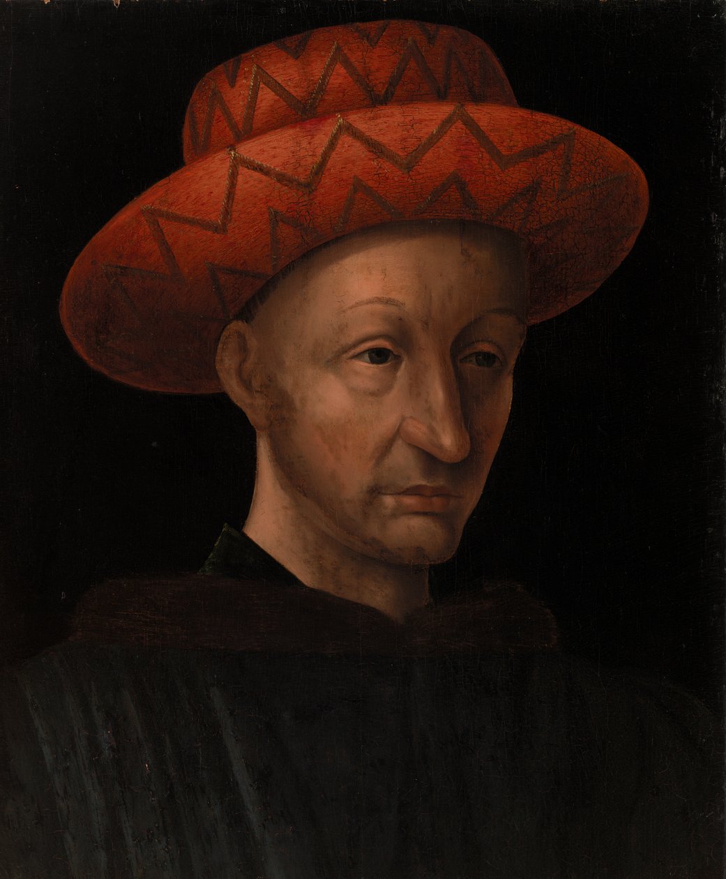 Porträtt av Karl VII av Jean Fouquet