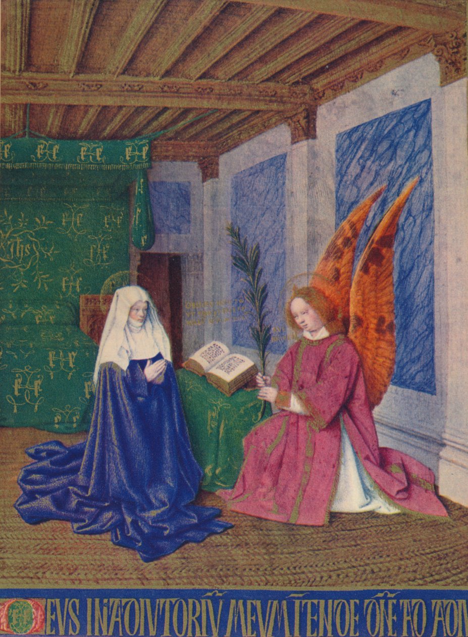 The Second Annunciation, c1455, 1939 av Jean Fouquet