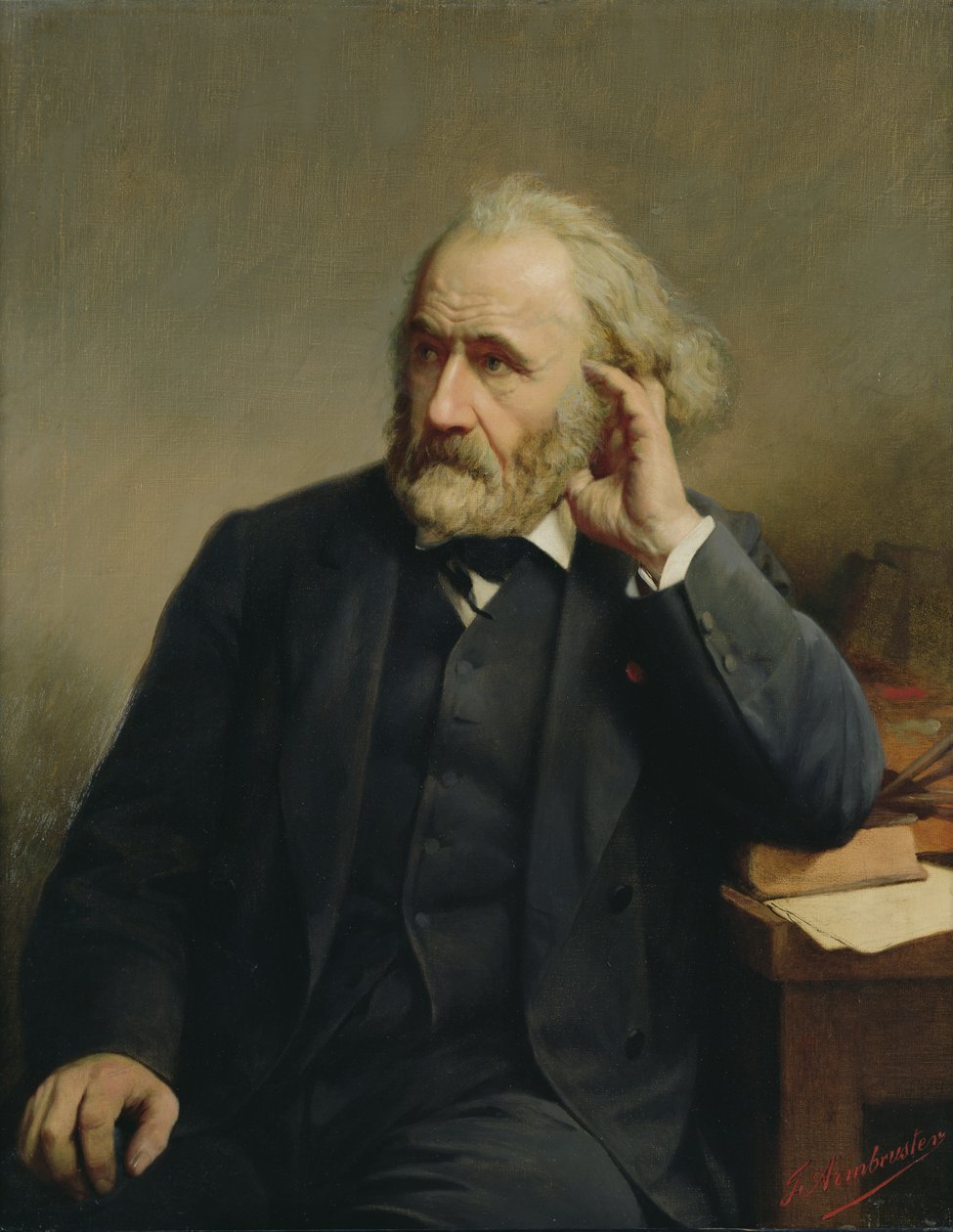 Porträtt av Joseph Chenavard (1807-95) av Jean Francois Armbruster