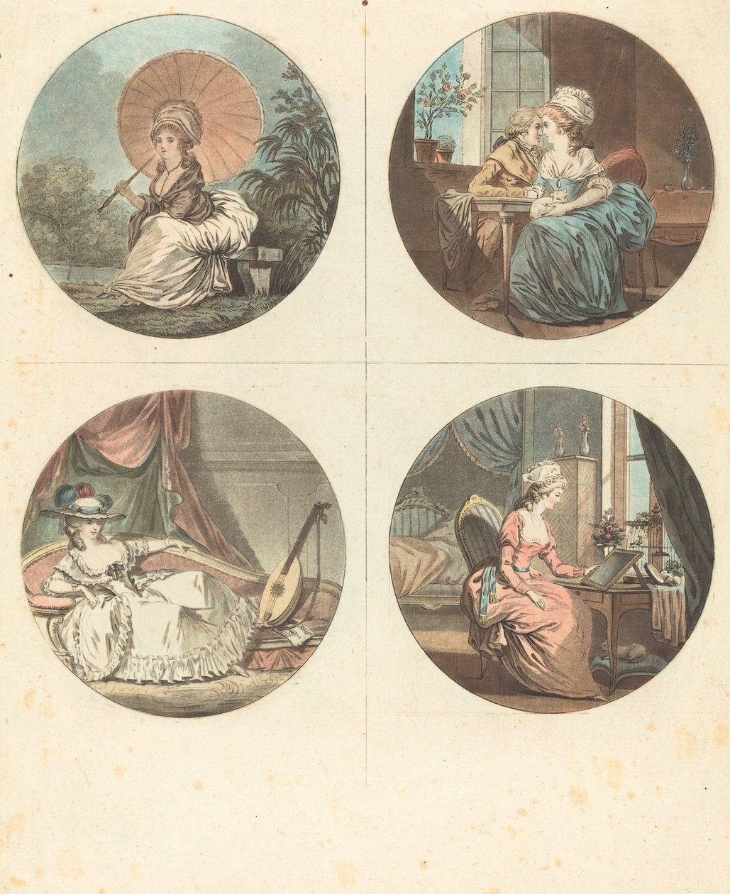 Dagens timmar. av Jean Francois Janinet