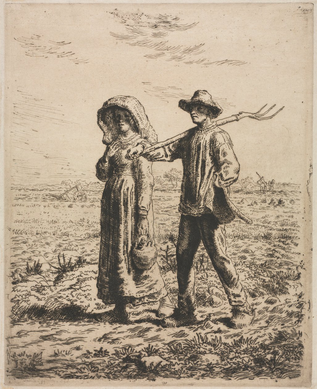 Ska till jobbet av Jean Francois Millet