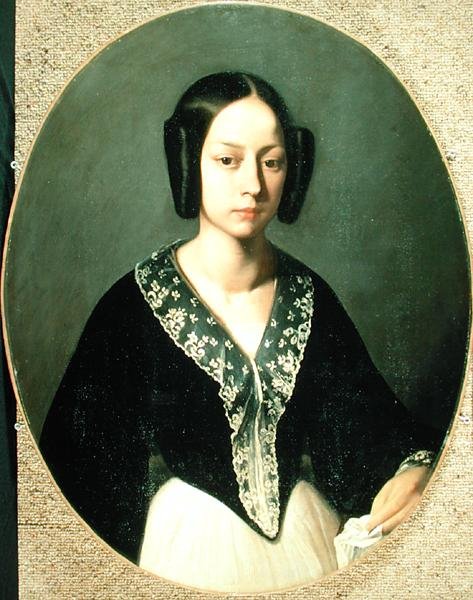 Madame Lefranc, c. 1841-42 (olja på duk) av Jean Francois Millet
