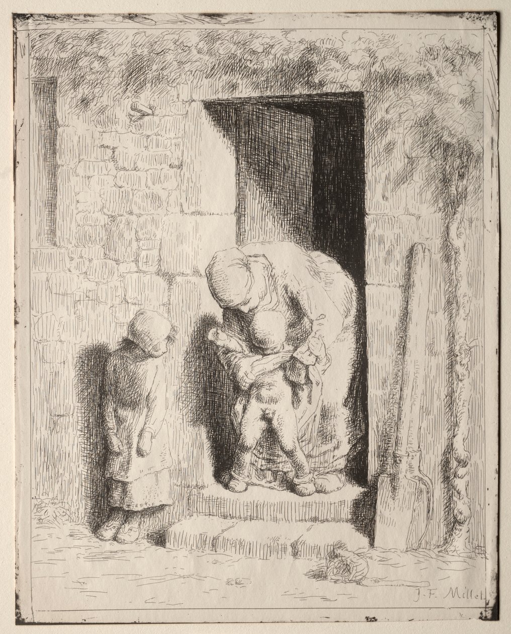 Moderns försiktighetsåtgärd av Jean Francois Millet