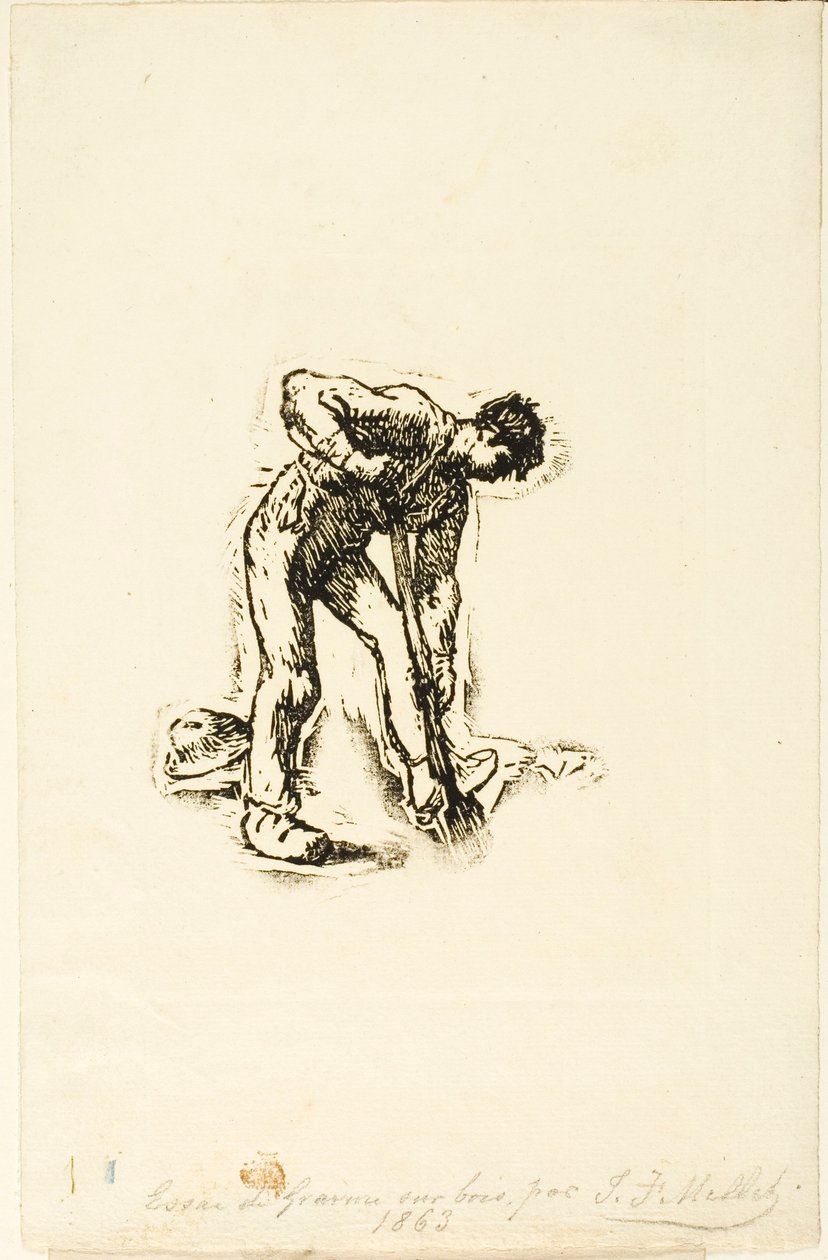 Bondgrävande av Jean Francois Millet