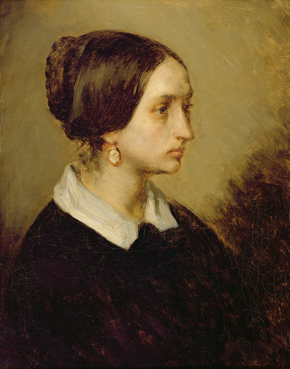 Porträtt av Madame Ono, 1844 av Jean Francois Millet