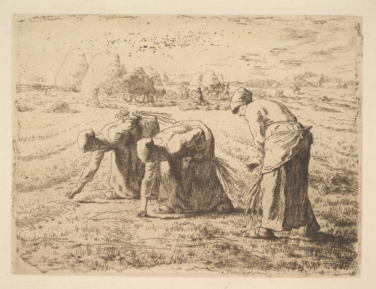 The Gleaners, 1834-75. av Jean Francois Millet