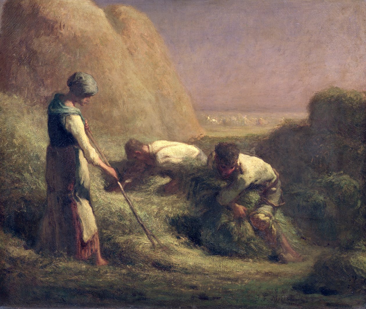 Byxorna, 1850-51 av Jean Francois Millet