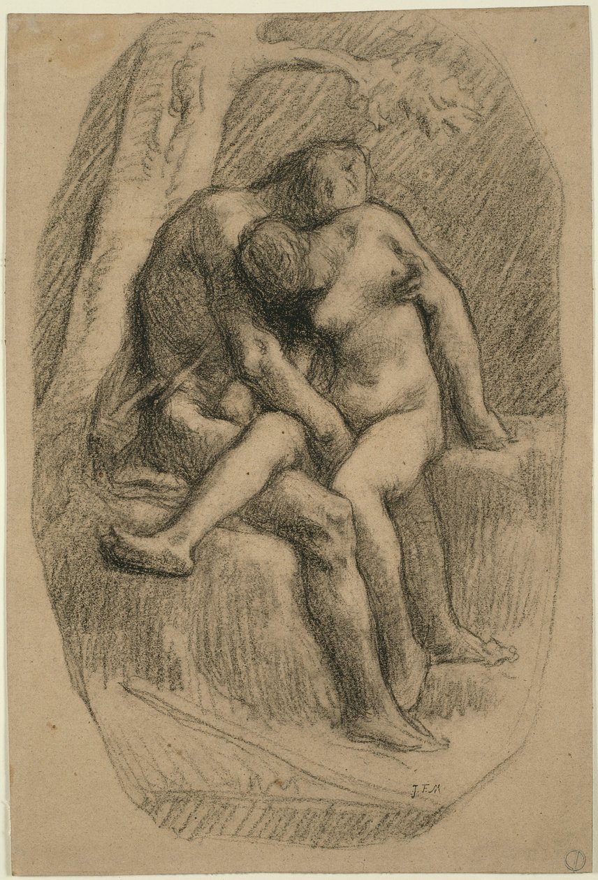 Älskarna av Jean Francois Millet