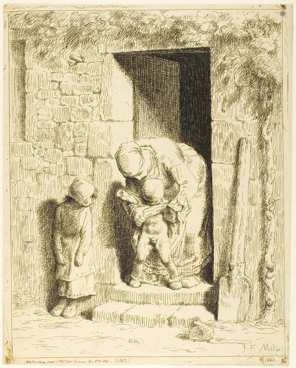 Moderns försiktighetsåtgärd av Jean Francois Millet