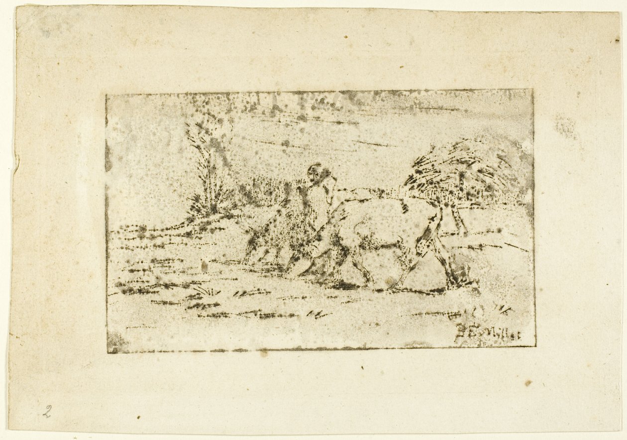 De två korna av Jean Francois Millet