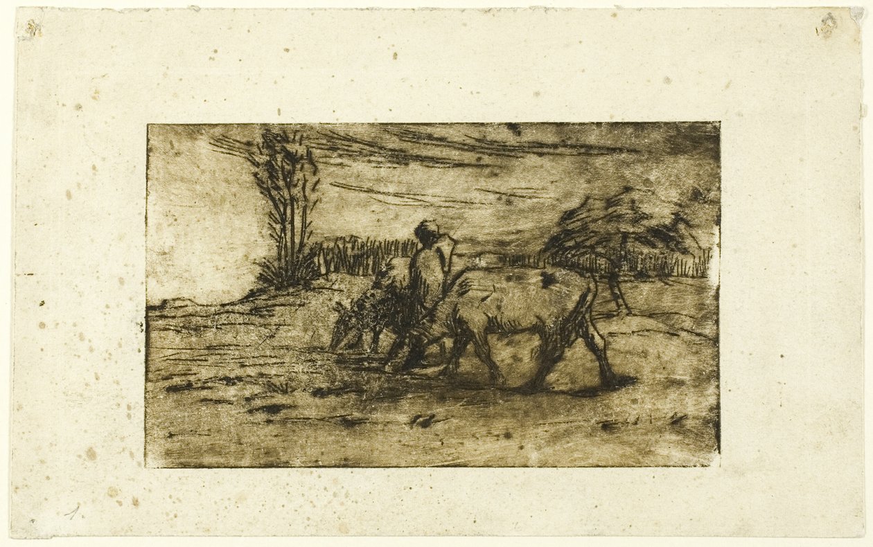 De två korna av Jean Francois Millet