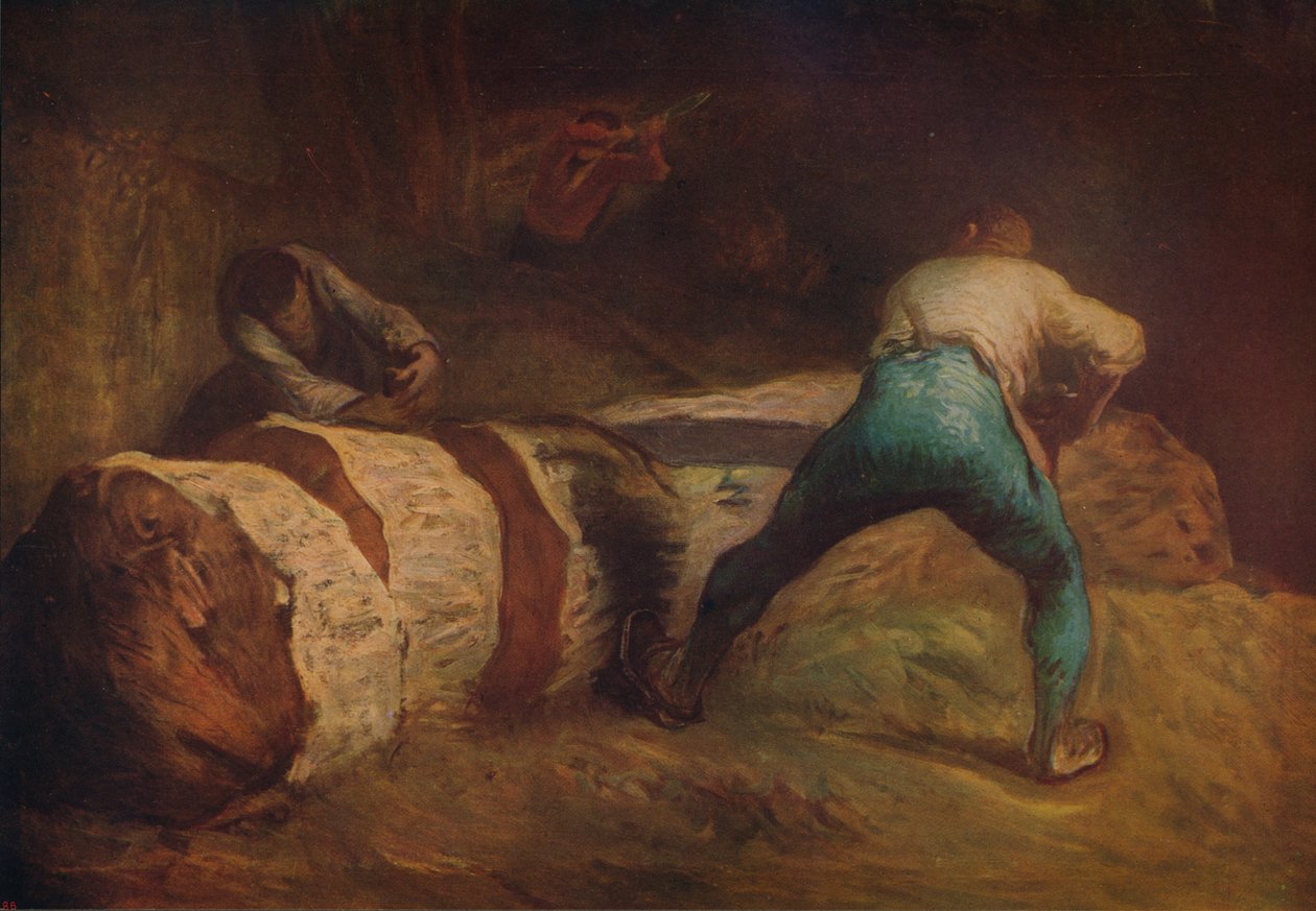 Träsågarna, 1850-1852, c1915 av Jean Francois Millet