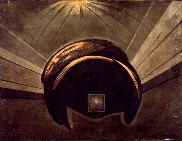 En anamorfos (olja på duk) av Jean Francois Niceron