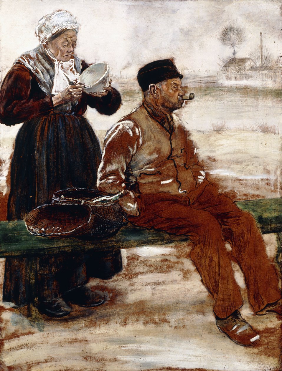 Efter måltiden, av Jean Francois Raffaelli