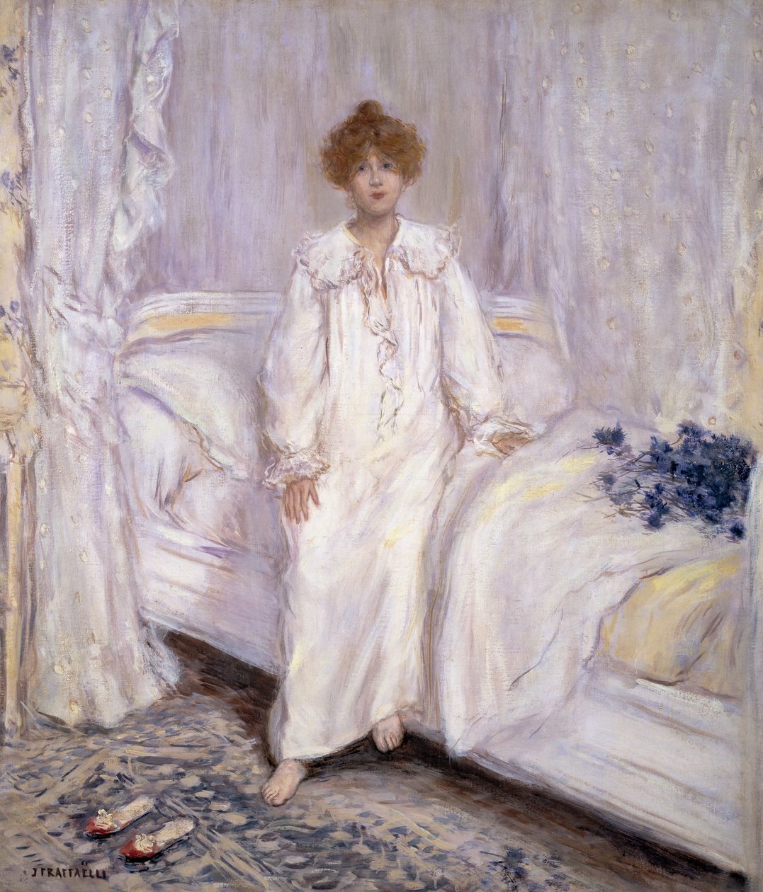 Väckelsen, 1885-95. av Jean Francois Raffaelli