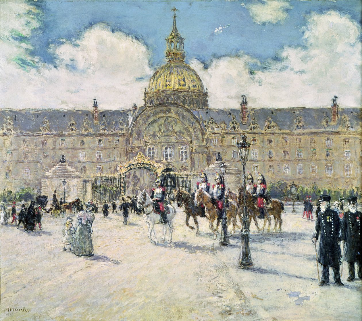 Le Faletalimalo des Invalides swed av Jean Francois Raffaelli