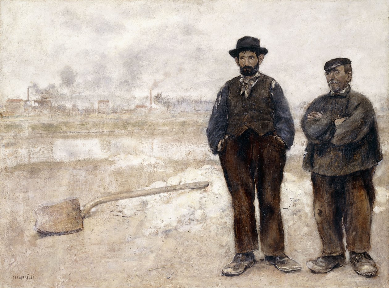 De två arbetarna, av Jean Francois Raffaelli