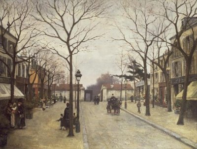 Paris, möjligen Porte de Clichy av Jean Francois Taelemans