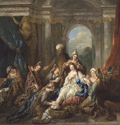 Esthers toalett av Jean François de Troy