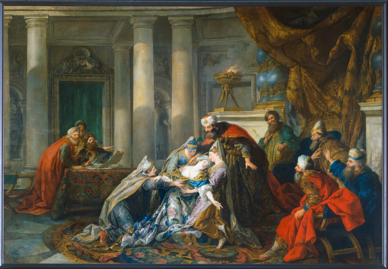 Esthers svimning... av Jean François de Troy