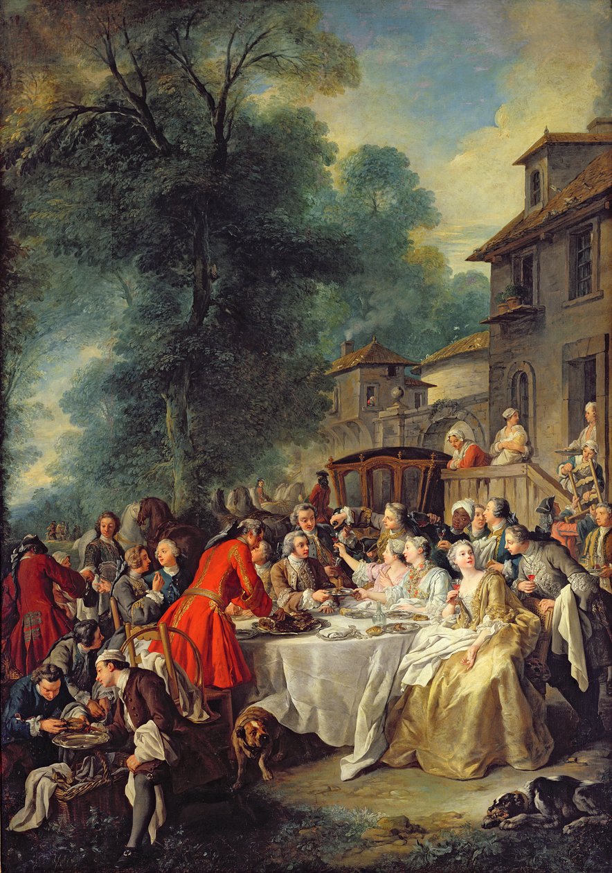 Jaktlunchen, 1737 av Jean François de Troy