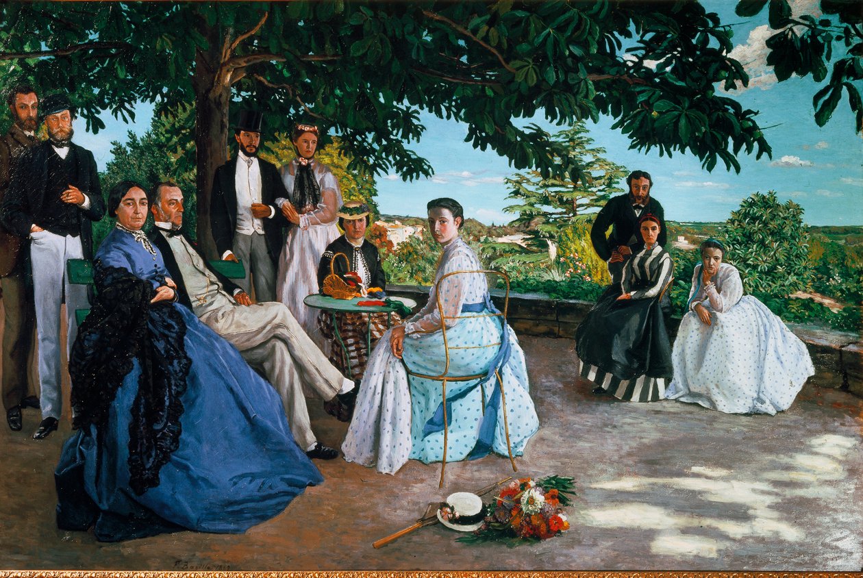 Familjåterträff av Jean Frederic Bazille
