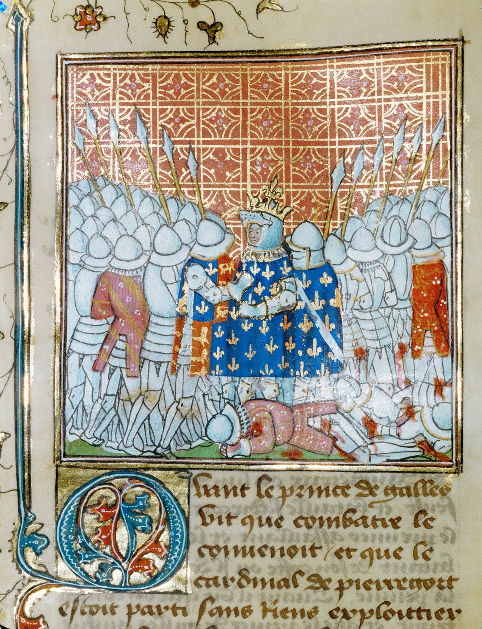 Slaget vid Poitiers, september... av Jean Froissart