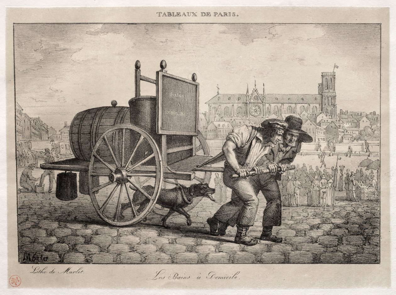 Scenes of Paris: Baths at Home. av Jean Henri Marlet